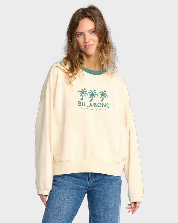 Womens Triple Palms Crew Neck