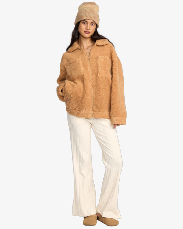 Resound Sherpa Shacket - Oversized Fit Jacket for Women