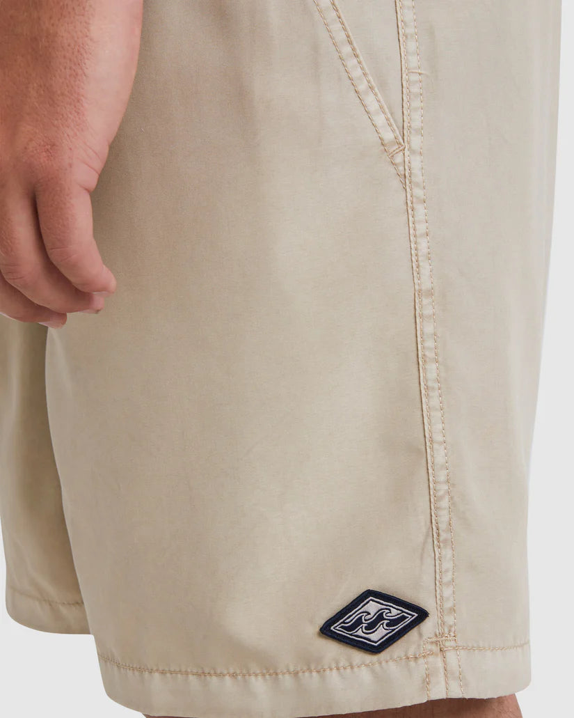 Mens All Day Overdye Layback Boardshorts אבן