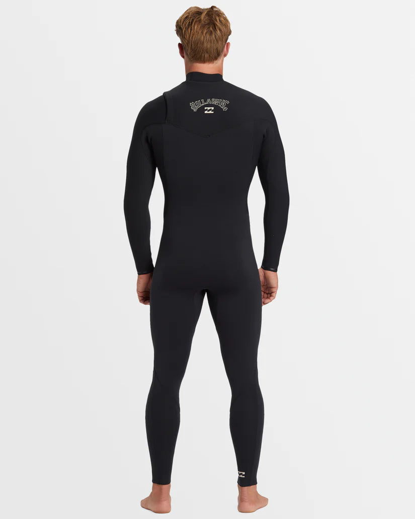 Mens 3/2mm Revolution Natural Chest Zip Wetsuit חליפת גלישה גברים