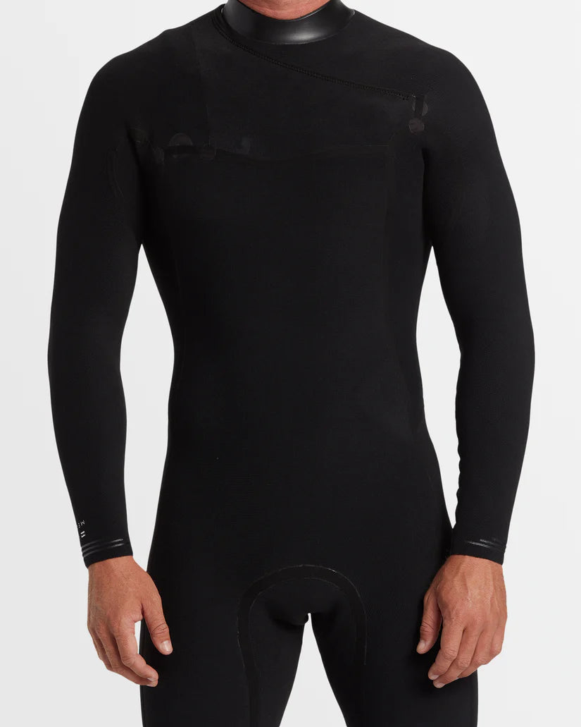 Mens 3/2mm Revolution Natural Chest Zip Wetsuit חליפת גלישה גברים