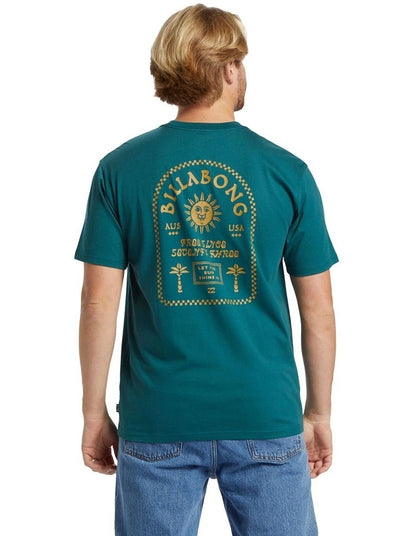 Portal Short Sleeve T-shirt in Teal