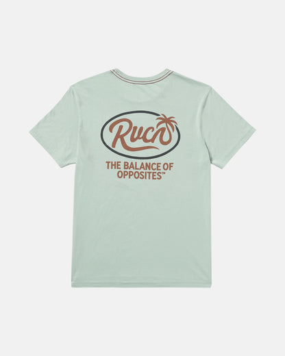 RVCA FROND SCRIPT SS TEE