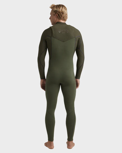 Mens 3/2mm Furnace Natural Chest Zip Wetsuit