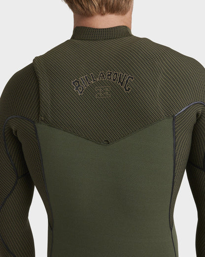 Mens 3/2mm Furnace Natural Chest Zip Wetsuit