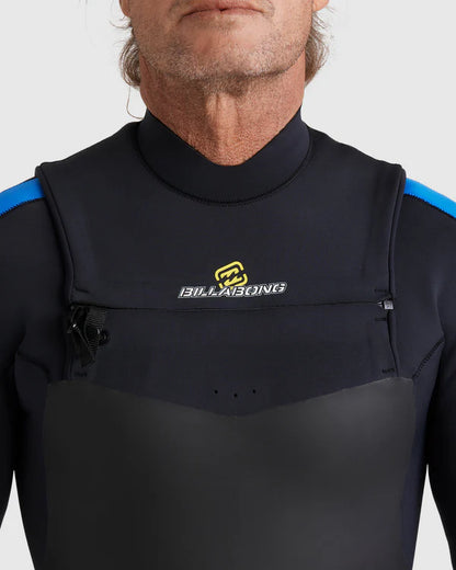 Mens 3/2mm Oscillator Chest Zip Steamer Wetsuit