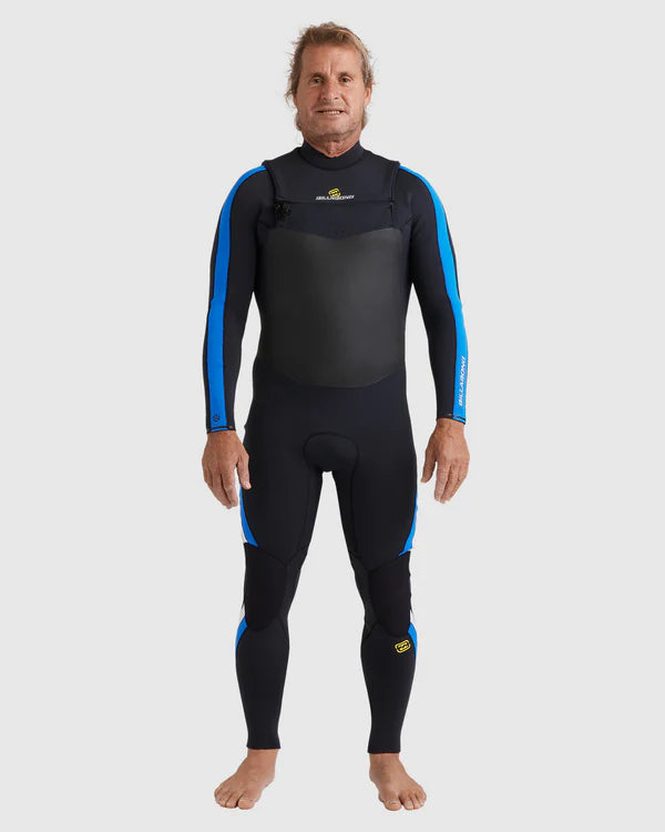 Mens 3/2mm Oscillator Chest Zip Steamer Wetsuit