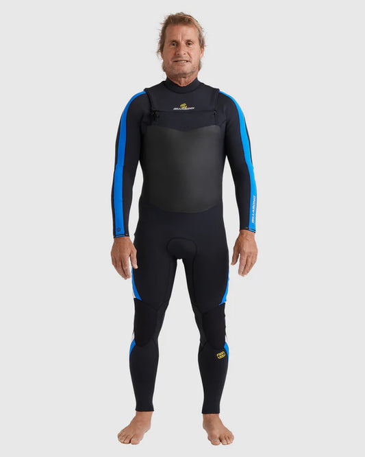 Mens 3/2mm Oscillator Chest Zip Steamer Wetsuit