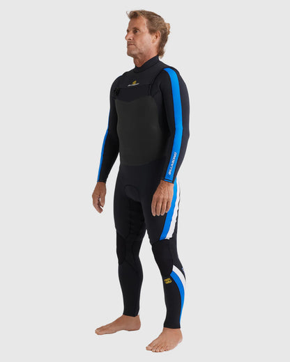 Mens 3/2mm Oscillator Chest Zip Steamer Wetsuit