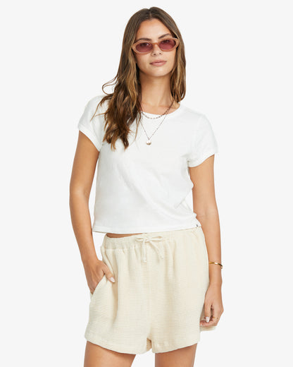 So Cozy - Elastic Waist Shorts for Women