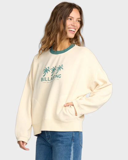 Womens Triple Palms Crew Neck