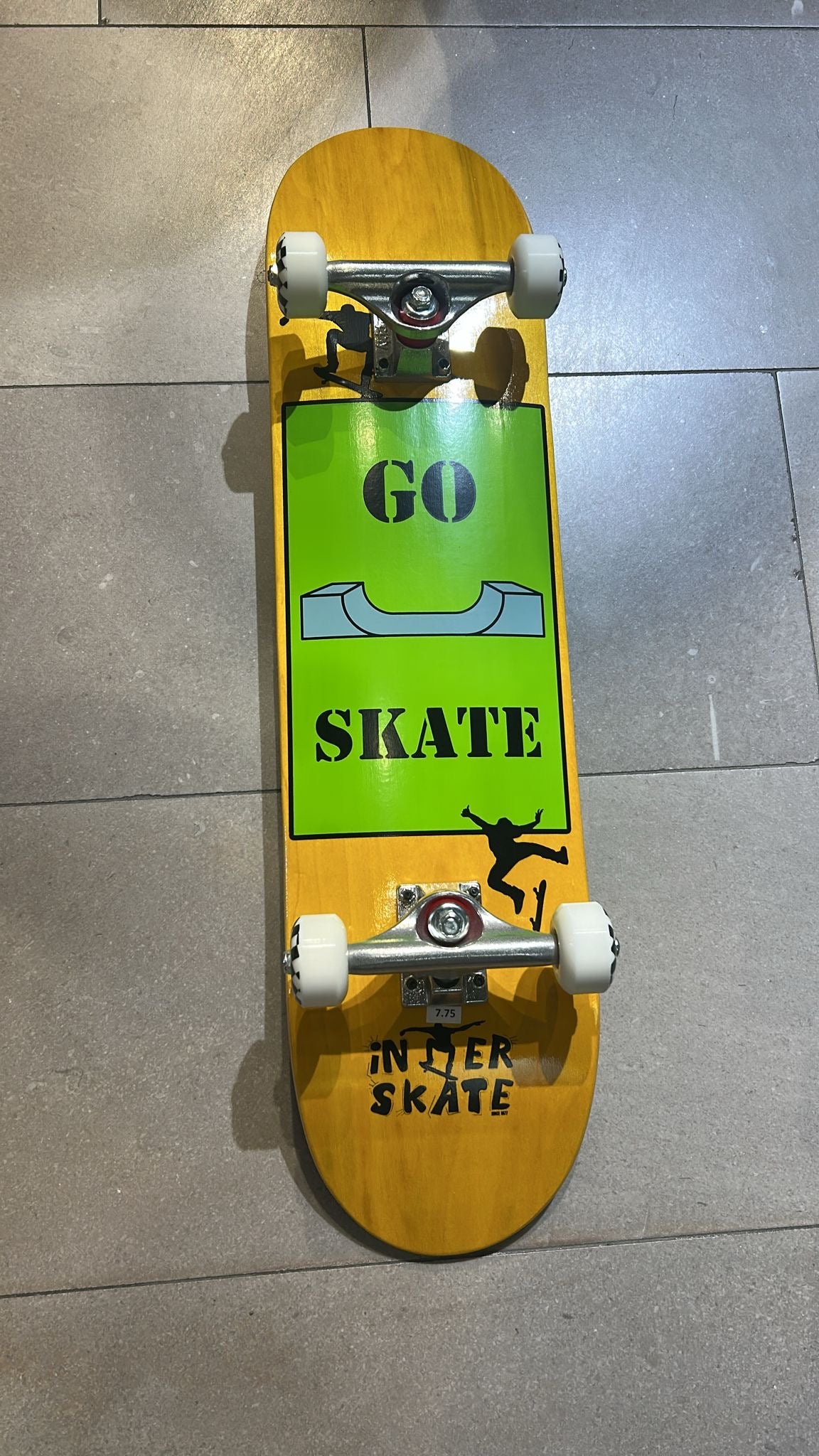 סקייטבורד קומפלט InterSkate GoSkate מידה 7.75