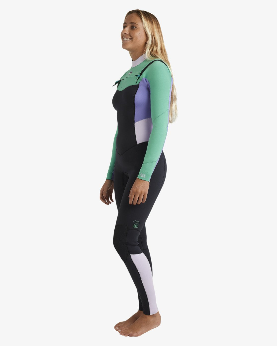 4/3mm Salty Dayz Natural - Chest Zip Wetsuit for Women