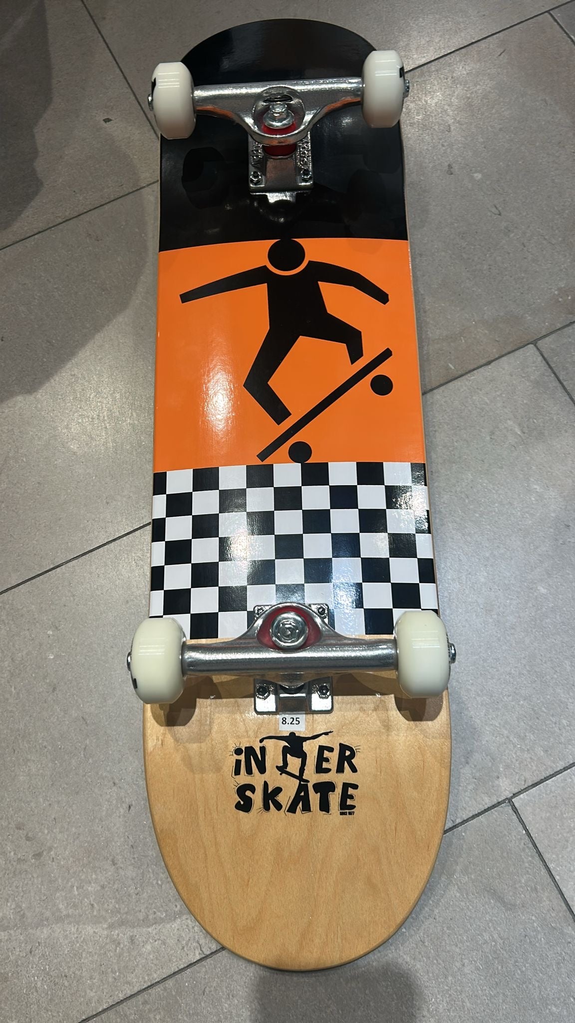 סקייטבורד קומפלט InterSkate FrontGrind מידה 8.25