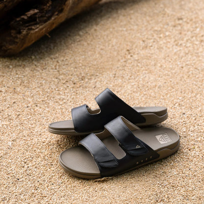 Phantom Tradewind Sandals in Fossil & Black