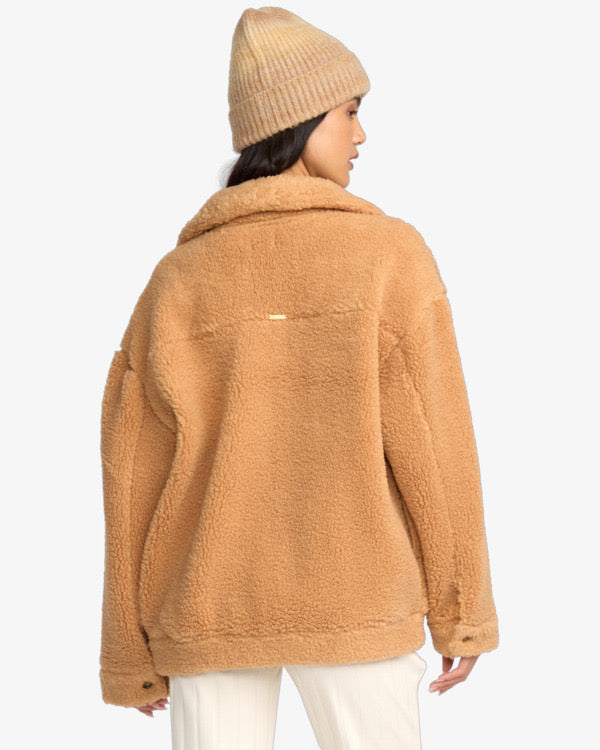 Resound Sherpa Shacket - Oversized Fit Jacket for Women