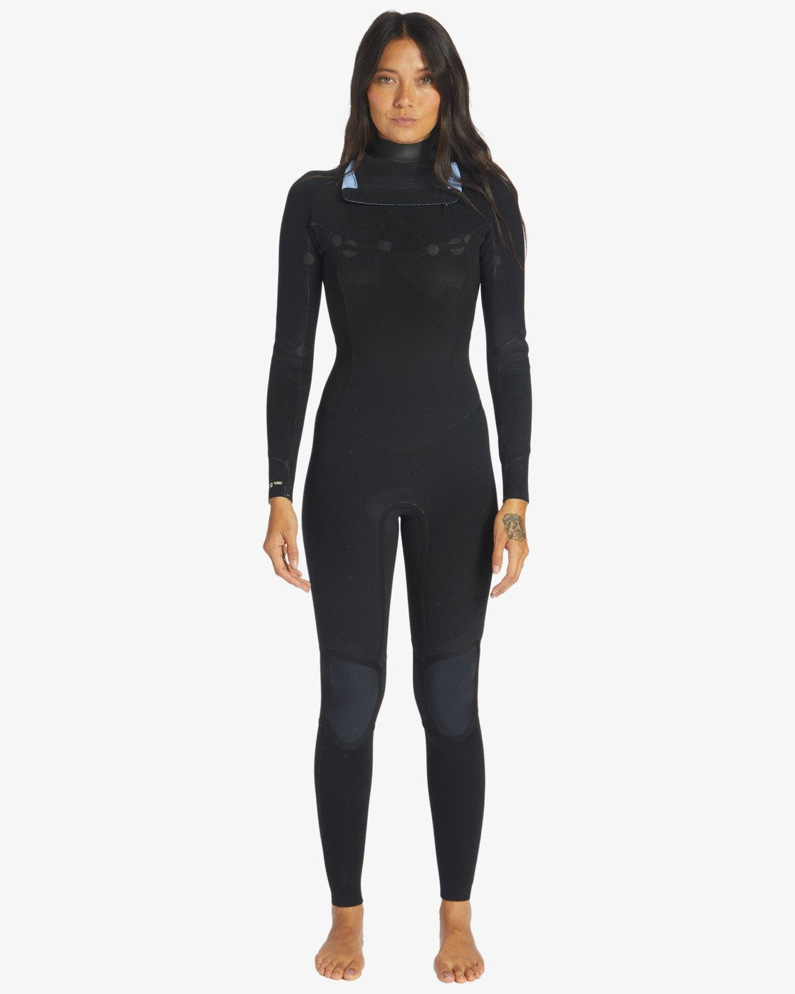4/3mm Salty Dayz Natural - Chest Zip Wetsuit for Women