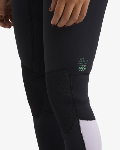 4/3mm Salty Dayz Natural - Chest Zip Wetsuit for Women