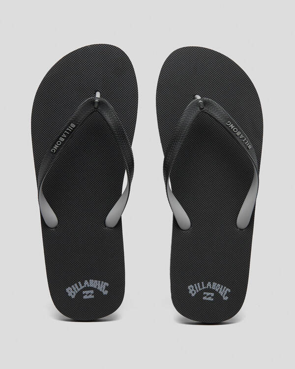 Mens Stacked Thongs שחור לבן