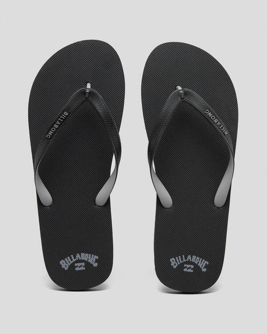 Mens Stacked Thongs שחור לבן