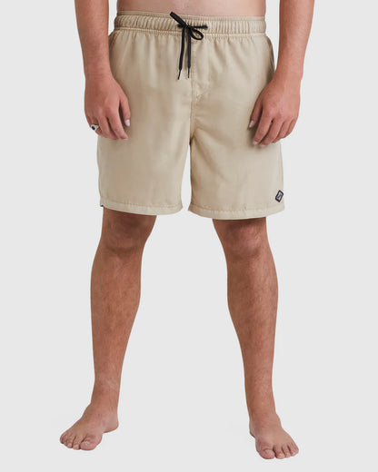 Mens All Day Overdye Layback Boardshorts אבן