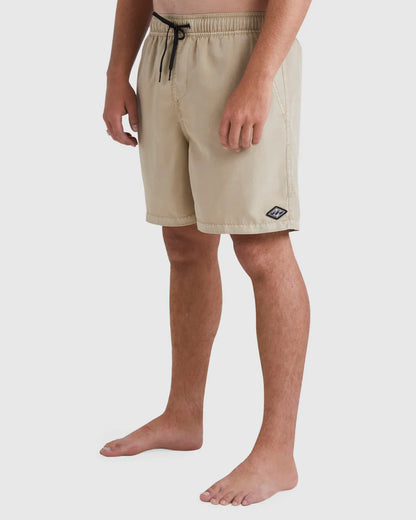 Mens All Day Overdye Layback Boardshorts אבן