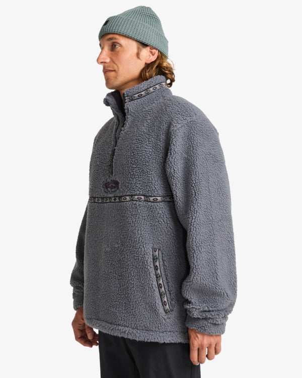 Boundary Tombstone - Half Zip Mock Neck Fleece for Men